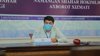 Наманган шаҳар ҳокими иштирокида брифинг