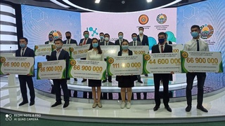 Халқаро фан олимпиадаси совриндорлари йирик миқдордаги пул мукофоти билан тақдирланди