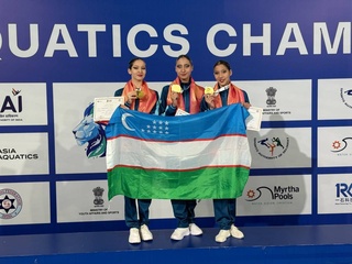 Синхроншыларымыз Азия чемпионатында 8 медалды қолға киргизди