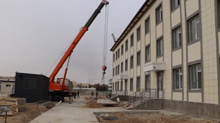 Навоий шаҳрида 250 кишига мўлжалланган шифохона қурилмоқда