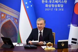 Состоялся саммит Президентов Узбекистана и Кореи