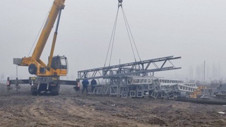 Для улучшения электроснабжения потребителей Андижанской области строятся новая высоковольтная подстанция и линия электропередачи