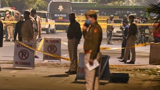 An explosion occurred near the Israeli embassy in New Delhi on Tuesday, the Foreign Ministry said in a statement.
