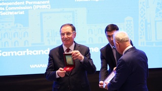 “Inson huquqlari himoyasi uchun” koʻkrak nishoni sovrindorlarga topshirildi