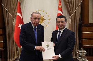 Baxtiyor Saidov Turkiya Prezidenti bilan uchrashdi