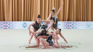 Определены чемпионки Узбекистана по художественной гимнастике