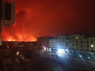 Термиз шаҳрида бўлган ёнғин юзасидан маълумот берилди