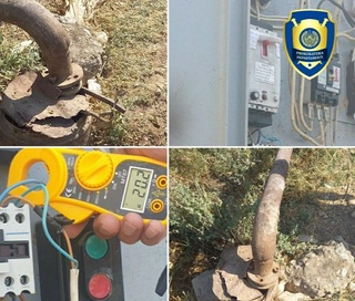 Suv nasosini elektr tarmogʻiga noqonuniy ulash holati aniqlandi