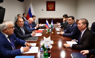 Ўзбекистон ташқи ишлар вазири россиялик ҳамкасби билан учрашди