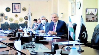 Sardor Umurzakov holds virtual talks with the Adviser to the Prime Minister of Pakistan
