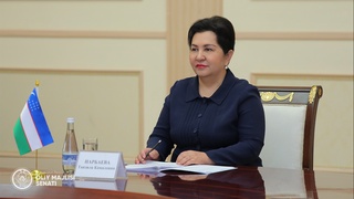 Сенат Раиси Россия Федерациясининг Ўзбекистондаги Фавқулодда ва Мухтор Элчисини қабул қилди