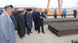 Жиззахда темир-бетон таянчлари ишлаб чиқариш цехи иш бошлади