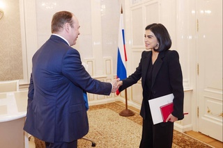 Саида Мирзиёева Россия президенти Администрацияси раҳбари билан учрашди