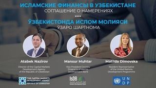 CMDA, UNDP, IsDB sign Statement of Intent