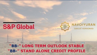 Государственное предприятие «Навоийуран» получило самый высокий престижный международный кредитный рейтинг в республике