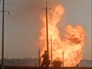 Хўжайли туманидаги газ қувурида ёнғин содир бўлдими?