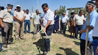 Янги лойиҳа — ҳудудда янгилик