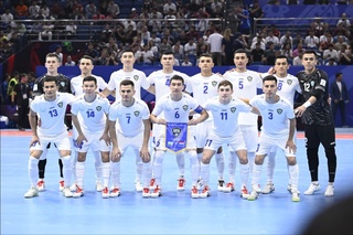 Ўзбекистон футзал миллий терма жамоаси Парагвайга қарши оқ либосда майдонга тушади