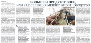 Больше и продуктивнее, или как селекция меняет животноводство