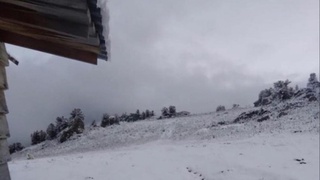 Шарқий Қозоғистонда қор ёғди