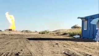 Moʻynoqdan otilib chiqqan katta bosimdagi gaz qudugʻi muvaffaqiyatli jilovlandi