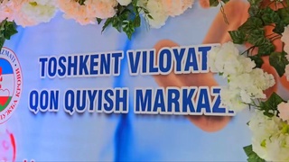 Тошкент вилоятида замонавий қон қуйиш маркази иш бошлади