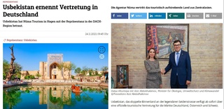 Ўзбекистон немисзабон мамлакатларнинг туризм бозорларига шахдам кириб келмоқда