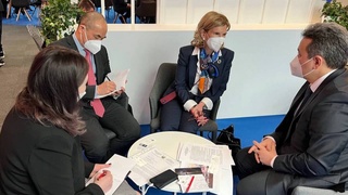 A meeting was held with the leadership of the Telecommunication Development Bureau of the International Telecommunication Union