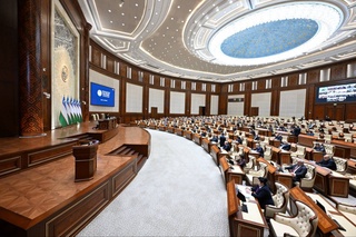 Өзбекстан Республикасы Олий Мажлиси Сенатының он екинши жалпы мәжилисиниң биринши күни ҳаққында мәлимлеме