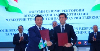 Между университетами Узбекистана и Таджикистана подписано около 60 документов о сотрудничестве