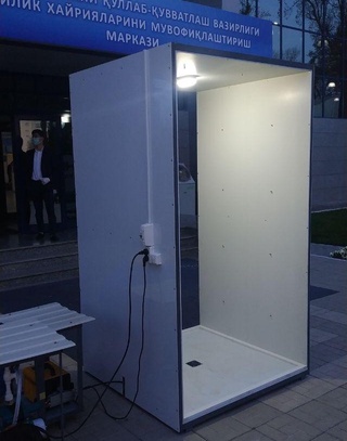 Dezinfeksiya qurilmalari oʻzimizda tayyorlanmoqda