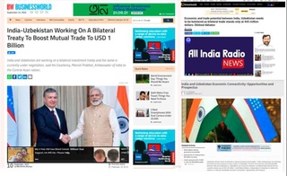 Ўзбекистон-Ҳиндистон савдо-иқтисодий ҳамкорлигининг имконият ва истиқболлар ҳинд оммавий ахборот воситалари кўзгусида