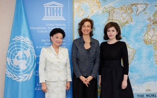 Делегация МДО Узбекистана провела встречу с Генеральным директором ЮНЕСКО