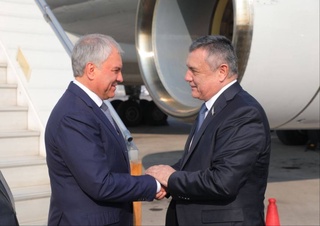 Делегация во главе с Председателем Государственной Думы Федерального Собрания Российской Федерации прибыла в Ташкент