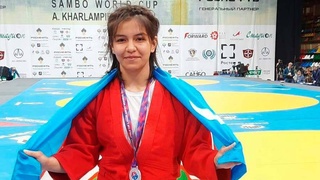 Зарафшанская самбистка с бойцовским характером