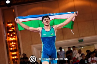 Греко-римская сборная Узбекистана - первая в командном зачете на чемпионате Азии (U17)