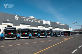 Ба шаҳри Тошканд 202 адад электроавтобусҳои нави Yutong ворид гардиданд