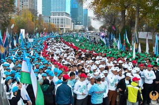 В Узбекистане прошел массовый забег «Янги нафас»