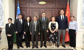 Өзбекстанның жоғары оқу орнында Қытайдан келген жастар білім алуда