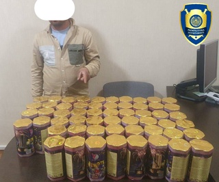 Пиротехника буюмларини сотаётган шасхлар ушланди