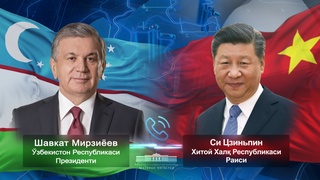 Leaders of Uzbekistan and China hold phone talk