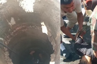 Андижонда канализацияга тушиб кетган 2 киши қутқарилди