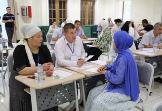 Ўзбекистон халқаро ислом академиясида касбий (ижодий) имтиҳонлар ўтказилди