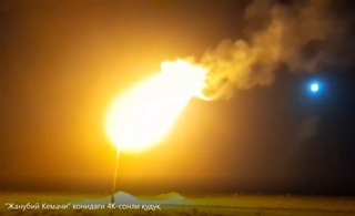 "Жанубий Кемачи" конида қайта таъмирланган қудуқдан яна табиий газ ва конденсат қазиб олинмоқда