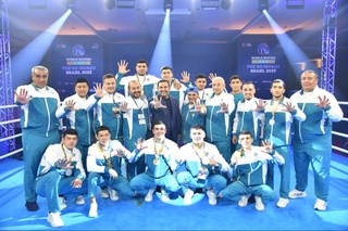 Боксчиларимиз Жаҳон кубогида умумжамоа ҳисобида биринчи ўринни эгаллади