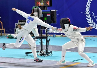 Women's national sword team in the top eight