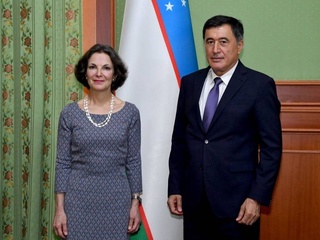 Владимир Норов Франция елшісін қабылдады