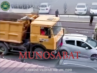 Бўстонлиқда тормози ишламай қолган “МАЗ” 6 та автомобилни уриб юборди