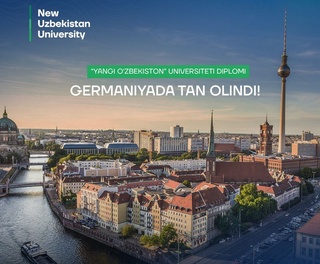 “Янги Ўзбекистон” университети дипломи Германияда тан олинди!