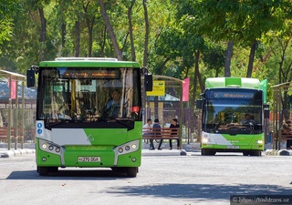In Tashkent, the routes of three bus routes have partially changed